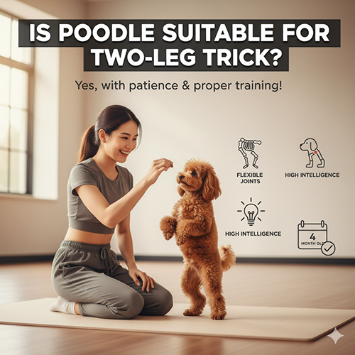Poodle có phù hợp với trick đi bằng 2 chân không?