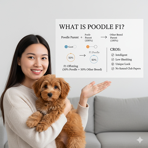 Poodle F1 là gì – ưu điểm, nhược điểm & cách nhận biết F1, F1B, F2 trong lai tạo Poodle