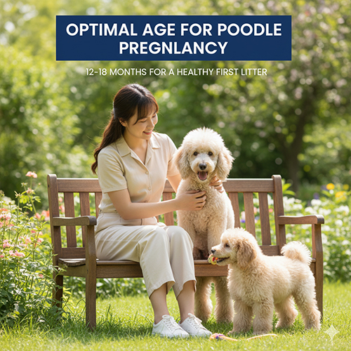 Poodle cái 🐩 có thể mang thai từ khi nào? Thời điểm an toàn là 12–18 tháng tuổi