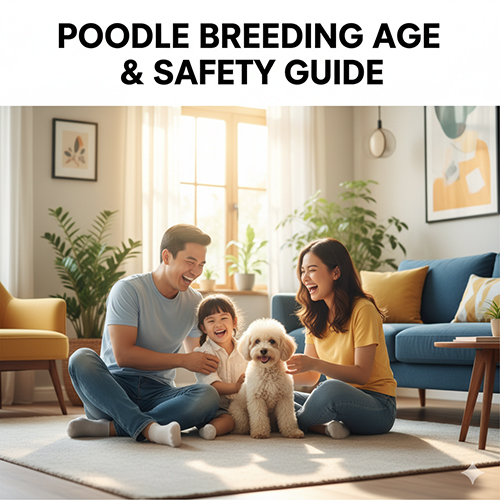 Poodle mấy tháng thì phối giống và độ tuổi phối an toàn cho chó Poodle