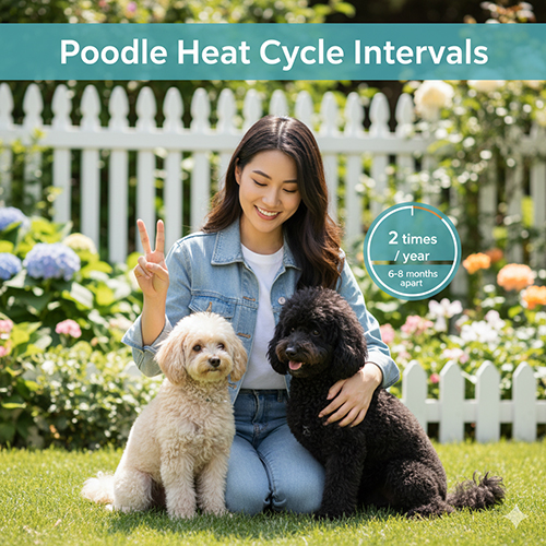 Bao lâu Poodle động dục một lần? Tần suất phổ biến
