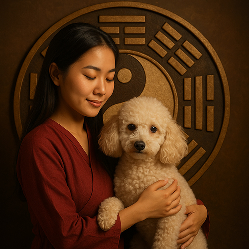 Poodle vàng mơ/kem – Ý nghĩa phong thủy hành Thổ và Kim, hợp mệnh Thổ và Kim