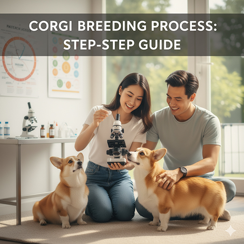 Quy trình phối giống chó Corgi từng bước: chuẩn bị, làm quen, hỗ trợ giao phối, nghỉ ngơi và lặp lại phối