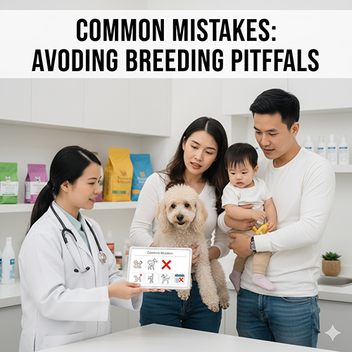 Sai lầm phổ biến khi phối giống chó Poodle và cách tránh rủi ro