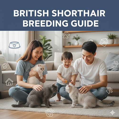 Sinh sản mèo Anh lông ngắn – hướng dẫn quá trình và lưu ý quan trọng