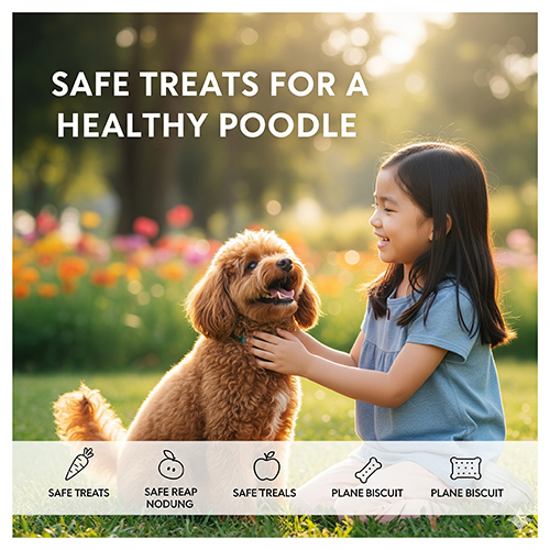 Snack an toàn cho chó Poodle – bánh thưởng, que gặm, xúc xích giúp huấn luyện và gắn kết với chủ
