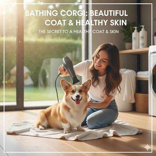 🧴 Sữa tắm cho Corgi – Bí quyết chọn đúng loại để lông đẹp và da khỏe