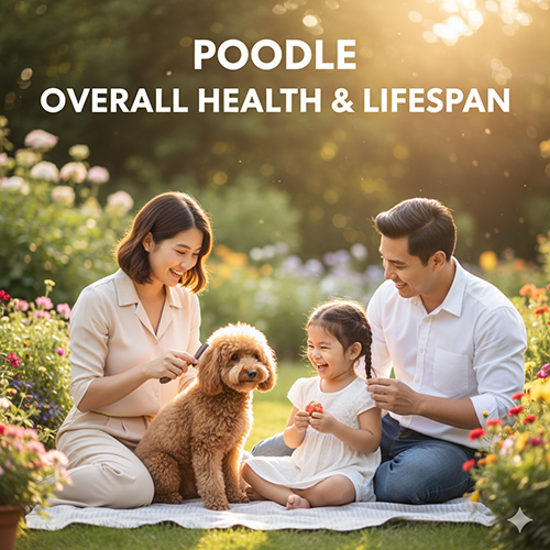 Sức khỏe tổng quan của chó Poodle – tuổi thọ, bệnh thường gặp và cách phòng tránh