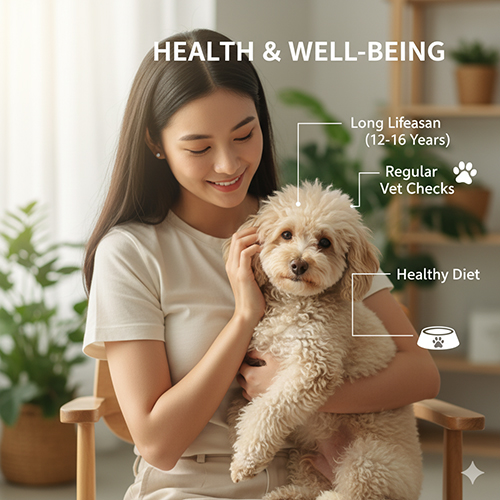 Sức khỏe và thể trạng chó Poodle: tuổi thọ, bệnh thường gặp, chăm sóc thú y