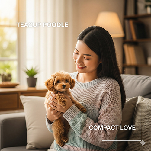 Teacup Poodle – Chó Poodle tí hon dễ thương nhưng mong manh