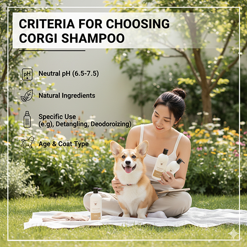 Các tiêu chí chọn sữa tắm cho Corgi an toàn và hiệu quả