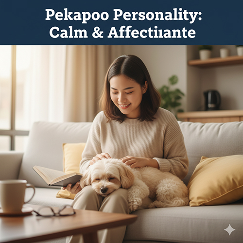 Tính cách Pekapoo – Poodle lai Bắc Kinh: hiền lành, dịu dàng, ít sủa, quấn chủ, hợp với gia đình sống căn hộ yên tĩnh