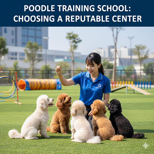 Trường huấn luyện chó Poodle – lựa chọn trung tâm uy tín và chuyên nghiệp cho thú cưng