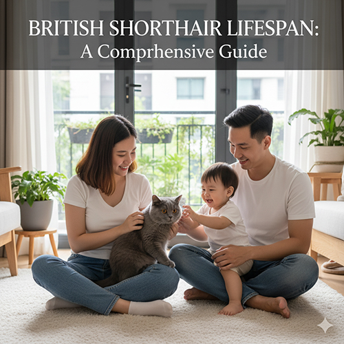 Tuổi thọ mèo Anh lông ngắn (British Shorthair – ALN) và hướng dẫn chi tiết chăm sóc để sống lâu khỏe mạnh
