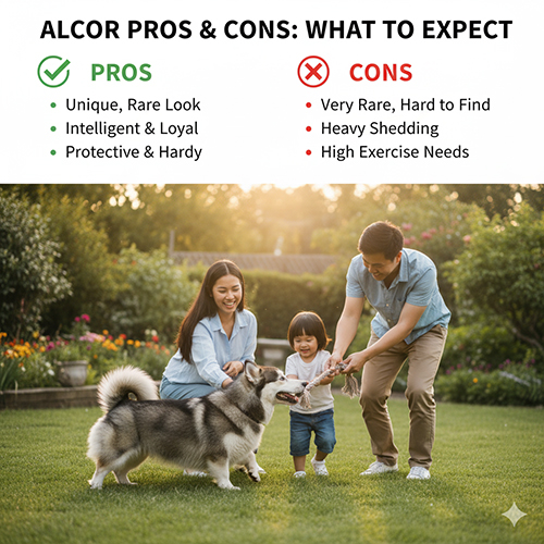 Ưu và nhược điểm khi nuôi chó Corgi lai Alaska
