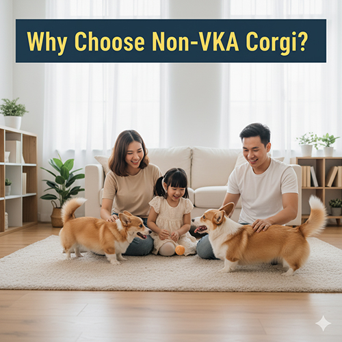 Vì sao nhiều người chọn mua chó Corgi không giấy VKA ở Việt Nam
