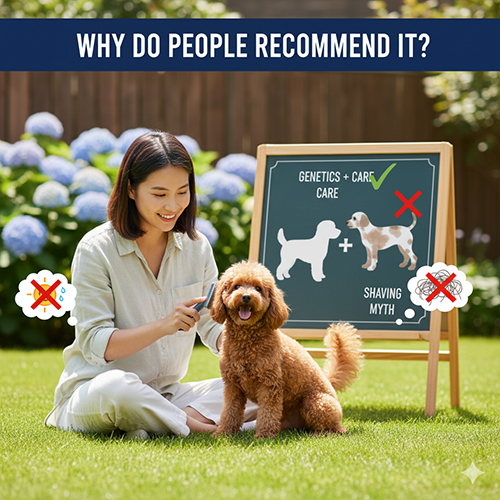 Vì sao nhiều người khuyên cạo lông máu cho Poodle? Lý do phổ biến và sự thật