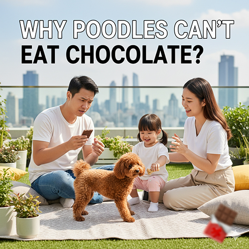 Poodle không được ăn socola – Nguy hiểm, triệu chứng ngộ độc và cách xử lý
