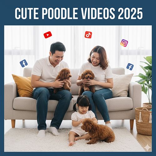 Video chó Poodle dễ thương – bộ sưu tập clip Poodle đáng yêu nhất 2025