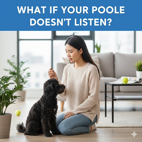 Cách xử lý khi Poodle không nghe lời: đổi môi trường yên tĩnh, chọn phần thưởng hấp dẫn và rút ngắn buổi tập
