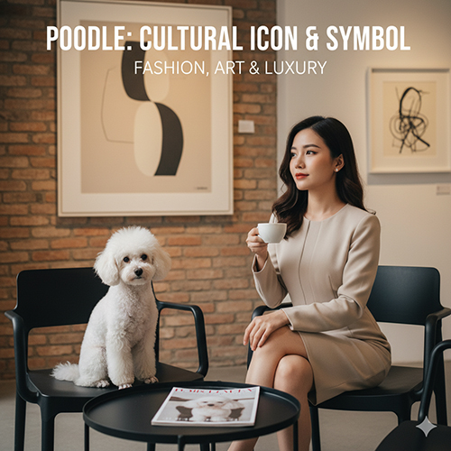 Ý nghĩa văn hóa và biểu tượng của chó Poodle – thời trang, nghệ thuật, văn hóa đại chúng, sang trọng