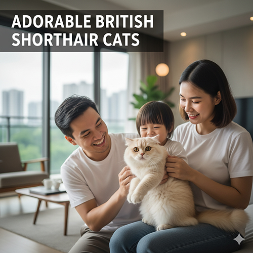 Ảnh mèo Anh lông ngắn dễ thương – Những khoảnh khắc cute hết nấc của giống mèo ALN