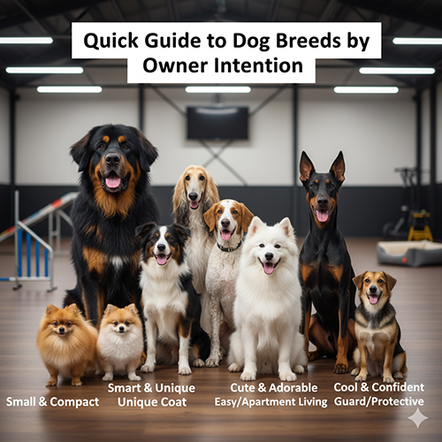 Bảng hướng dẫn nhanh chọn giống chó theo mục đích và nhu cầu của người nuôi