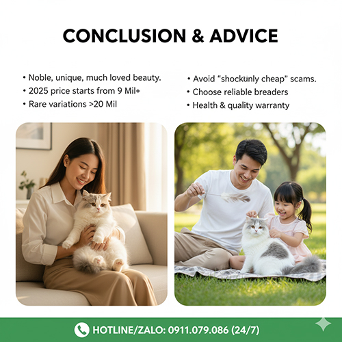 Gia đình và cô gái trẻ chơi cùng mèo Anh lông dài Bicolor – hình minh họa cho lời khuyên chọn mua mèo năm 2025