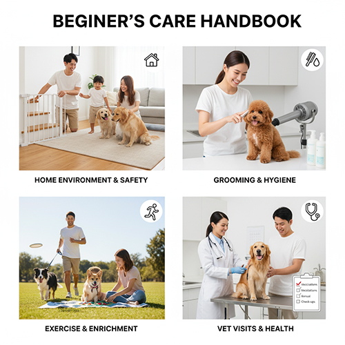 Cách nuôi chó cho người mới – hướng dẫn môi trường, vệ sinh, vận động và chăm sóc sức khỏe cơ bản