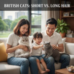 Cách nuôi mèo Anh lông ngắn và lông dài – so sánh đặc điểm, cách chăm sóc và ưu điểm từng dòng
