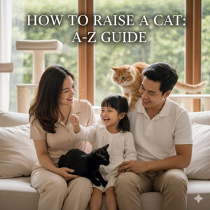 Cách nuôi mèo cảnh từ A đến Z: hướng dẫn setup không gian, ăn uống, cát vệ sinh, chơi đùa và grooming đầy đủ.