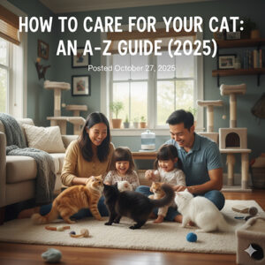 Cách nuôi mèo: Hướng dẫn chăm sóc mèo toàn diện từ A–Z cho người mới bắt đầu