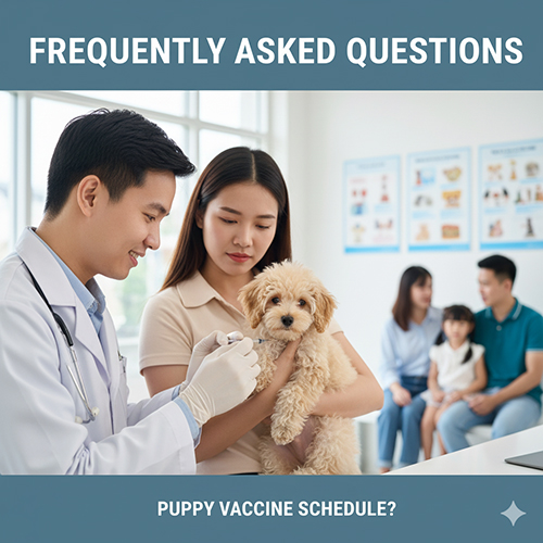 Câu hỏi thường gặp khi nuôi chó – dinh dưỡng, tắm rửa, tiêm phòng và huấn luyện cơ bản