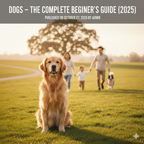Chó – Cẩm nang toàn tập cho người mới bắt đầu nuôi chó, hướng dẫn chăm sóc và chọn giống