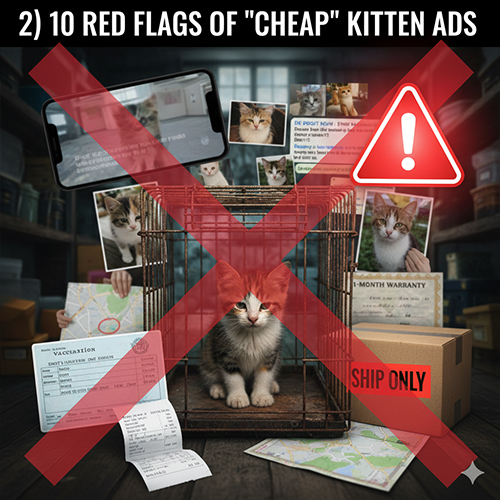 Cảnh báo các dấu hiệu lừa đảo phổ biến trong tin rao mua mèo con giá rẻ