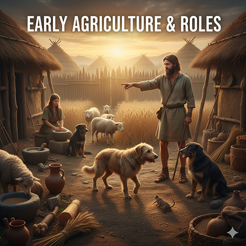 Định cư và nông nghiệp sơ kỳ: giai đoạn mở rộng vai trò của chó trong xã hội loài người