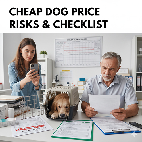 Giá chó rẻ – cảnh báo rủi ro, dấu hiệu lừa đảo và checklist kiểm chứng trước khi đặt cọc