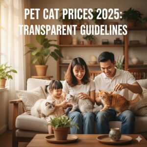 Giá mèo cảnh 2025 – Hướng dẫn đọc giá minh bạch, khung tham khảo mới nhất cho người mua mèo tại Việt Nam