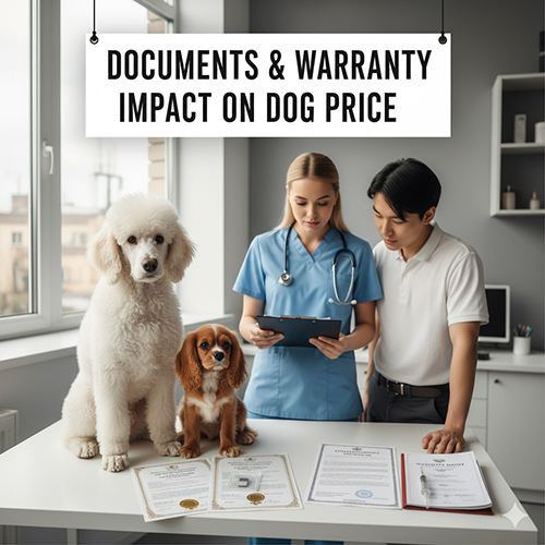 Giấy tờ và bảo hành ảnh hưởng đến giá chó – VKA, FCI, điều khoản và phạm vi bảo hành