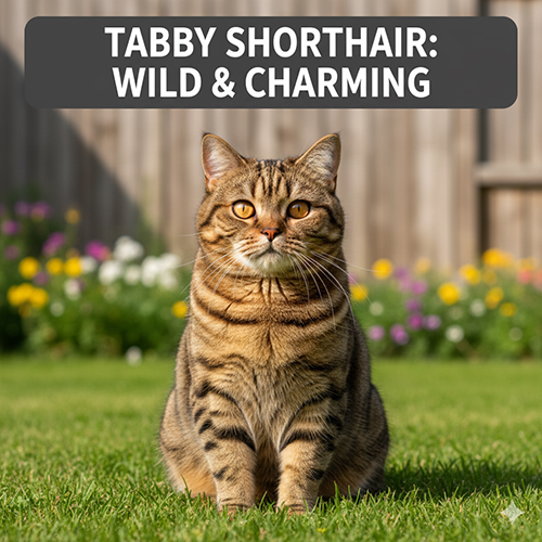 Hình ảnh mèo Anh lông ngắn tabby – Bộ lông sọc vằn hoang dã và quyến rũ với màu classic, silver và golden