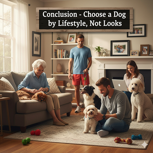 Kết luận về cách chọn giống chó phù hợp với lối sống thay vì chỉ dựa vào ngoại hình