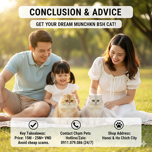 Kết luận và lời khuyên khi mua mèo Anh lông dài chân ngắn – chọn địa chỉ uy tín, tránh giá rẻ và scam