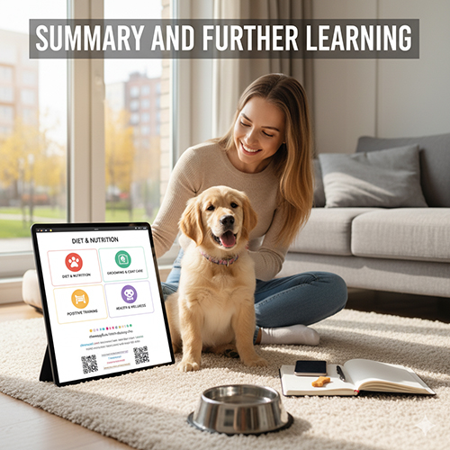 Kết & điều hướng học tiếp về chăm sóc chó