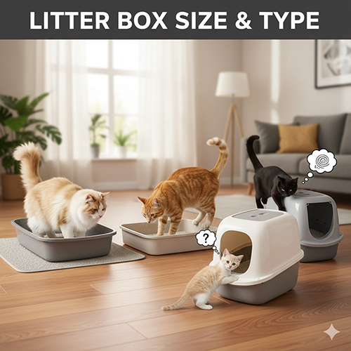 So sánh kích thước và các kiểu khay cát cho mèo phù hợp từng nhu cầu