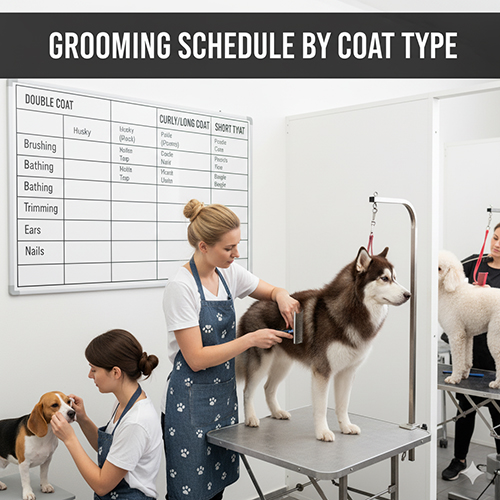 Lịch grooming cho chó theo kiểu lông