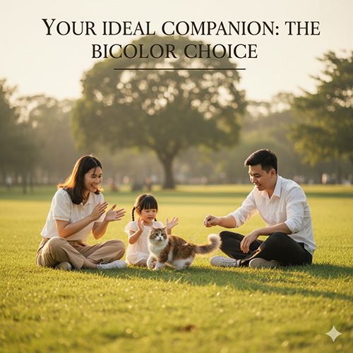 Mèo Anh lông dài Bicolor – lựa chọn hoàn hảo cho gia đình với ngoại hình đẹp và tính cách thân thiện