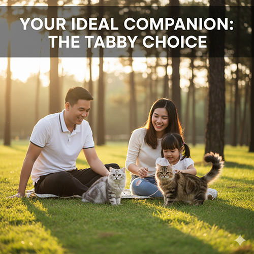 Mèo Anh lông dài Tabby – người bạn đồng hành lý tưởng cho gia đình Việt