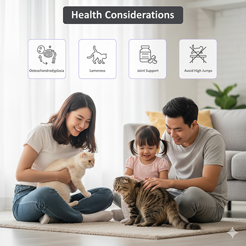 Lưu ý sức khỏe khi nuôi mèo Anh lông dài tai cụp – phòng ngừa bệnh xương khớp, hạn chế nhảy cao và bổ sung dưỡng chất