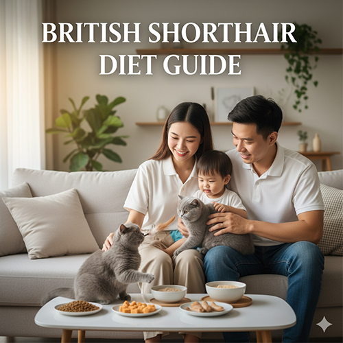 Mèo Anh lông ngắn ăn gì? Hướng dẫn thực đơn chuẩn theo từng giai đoạn phát triển