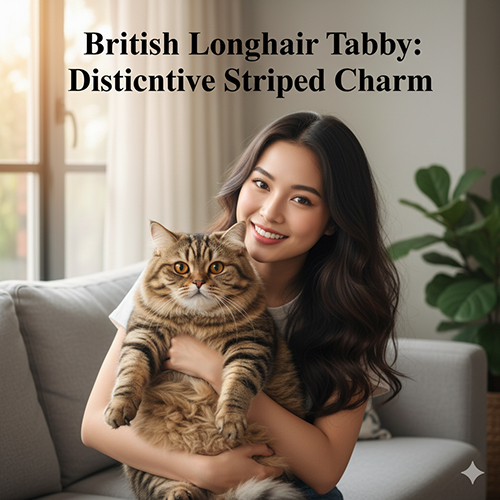 Mèo Anh lông dài Tabby – giống mèo với bộ lông vằn đặc trưng và vẻ đẹp quý phái